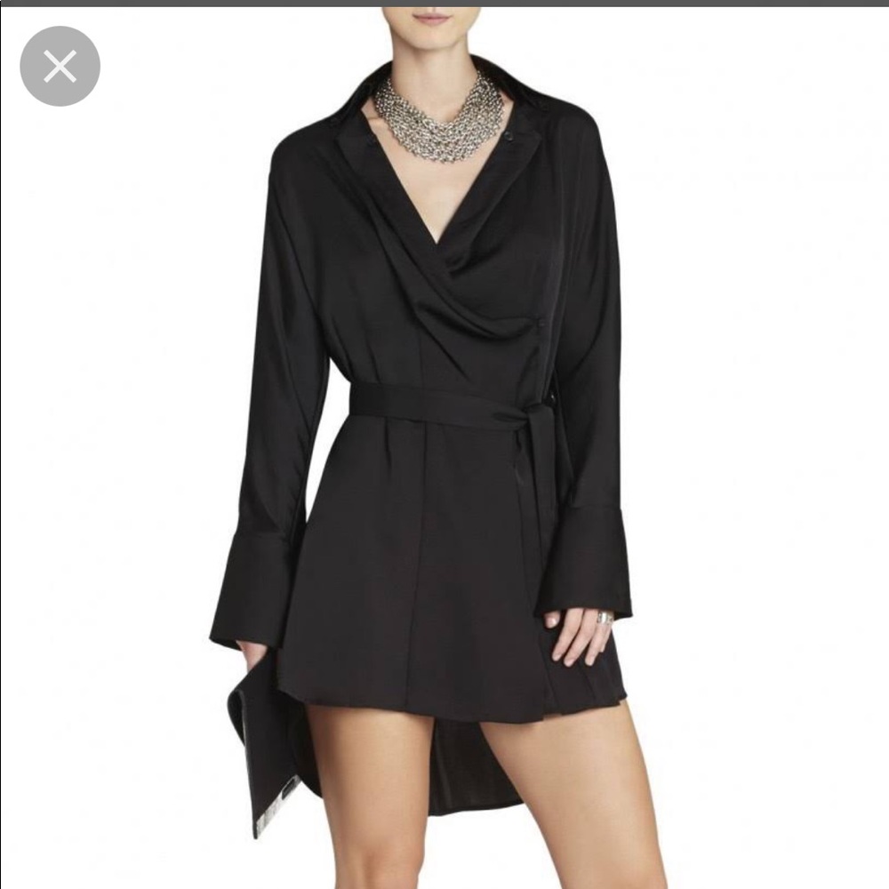 Brand New BCBG silk wrap dress!